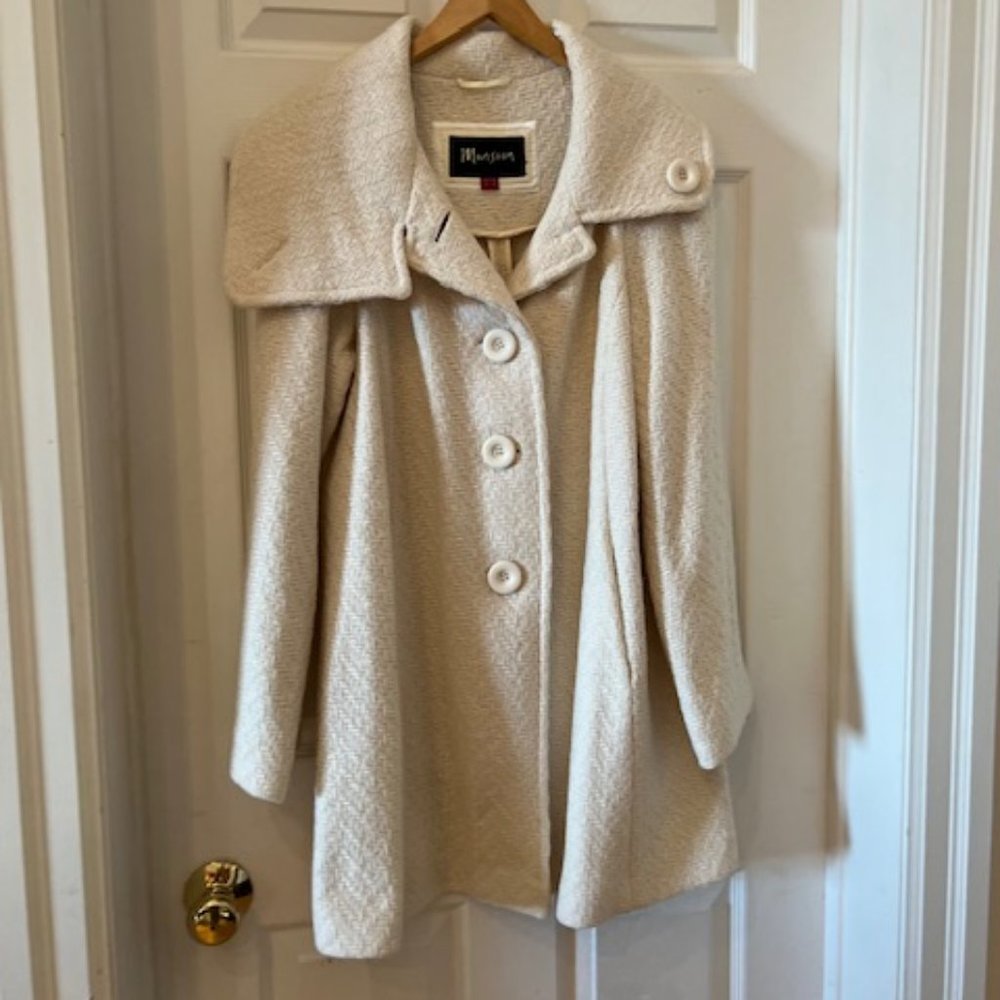 Swing coat, UK Monsoon, Cream